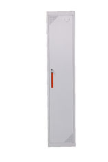 China Employee used   single door steel locker H1850XW390XD500mm White/greyblue color available supplier