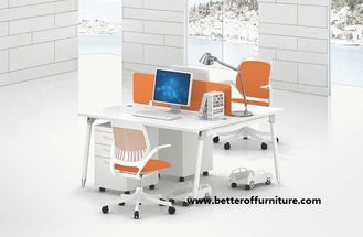 China Modern open Staff Melamine top Two Person Workstations Office Desk supplier