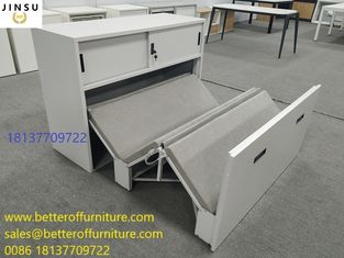 China Double People/School Student Use Steel Cabinet With Fold Bed For Napping H930*W1300*D490mm supplier