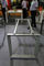 Full set Wood Office Desk  one staff use five angle steel tube leg for office furniture supplier
