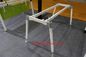 Full set T shape 2 person office workstation wooden top and steel leg combination supplier