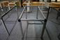 Offer hexagonal shape office desk steel frame leg dark gray 1/2/4/6 staff use supplier