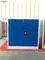 Swing Steel Door Steel Cupboard File Cabinet H1850XW900XD400mm Blue Color supplier