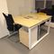2 Person Face To Face Steel Frame And Wooden Top Office Desk 1200x1200 1400x1400mm supplier