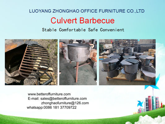 China Rotating Wash Tub Style Barbecue Grill For Outdoor Fireplace Equipment supplier