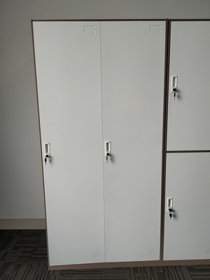 China Office Furniture Steel two door Storage Clothes Wardrobe Locker Cabinet supplier