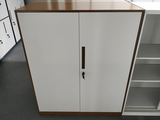 China KD swing door storage file cabinet office furniture white color H1200XW900XD400mm supplier