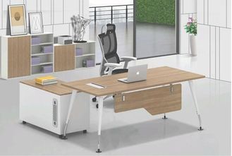 China Bowl shape structure office desk  table furniture 1200x600mm supplier