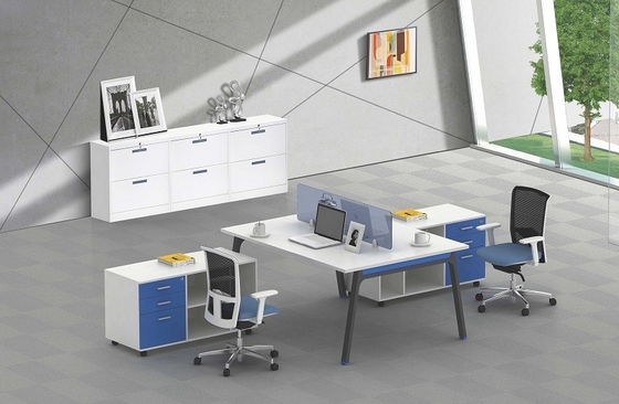 China 2 person face to face full set office desk 1200x1200 1400x1400mm supplier