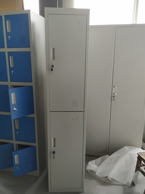 China Vertical single one row two door Gym Locker/Staff Locker  H1850XW380XD450MM light gray supplier