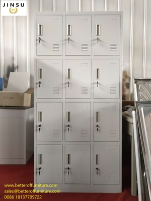 China 12 door steel locker H1850XW900XD450mm for School/Gym/Sports/Employee metal cabinet supplier