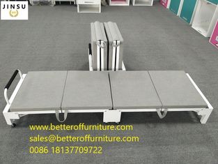 China Leisure Bed Noon Break Bed Fold Structure Steel Fame And Foam And Fabric L1950XW590XH235mm supplier