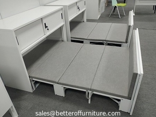 China Student Classroom Use The Fold Bed With Steel Cabinet H930XW1300XD490mm supplier