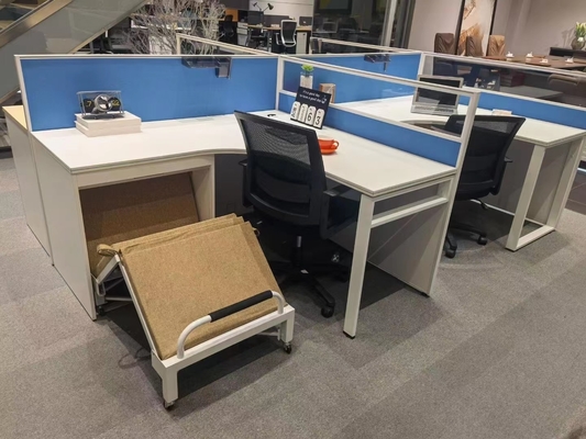 China Office Workstation Screen Division Folding Bed Under The Desk Top Steel Or Tambour Door Available supplier