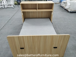 China Home Office Use Wooden Cabinet  With Folding Bed For Staff Napping E1 Board supplier