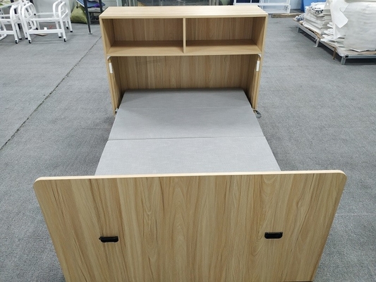 China Home Office Use Wooden Cabinet  With Folding Bed For Staff Napping E1 Board supplier