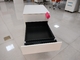 Two Drawer One Box Office Furniture Steel Mobile Pedestal Cabinet With Center Lock supplier