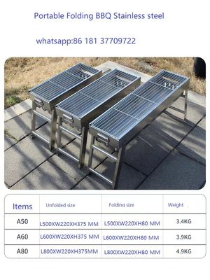 small package Stainless Steel Grill Barbecue Folding Portable Design supplier