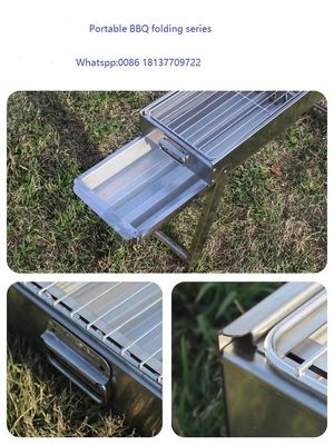 small package Stainless Steel Grill Barbecue Folding Portable Design supplier