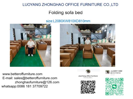 Multi Function Folding Sofa Bed Used For Hospital PU Or Fabric Available supplier
