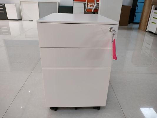 2 Drawers 1 Box Steel File Cabinet Mobile Pedestal With folding Lock supplier