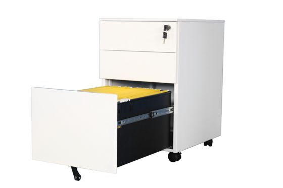 Steel Mobile Pedestal For Office Furniture Storage Space In Stock supplier
