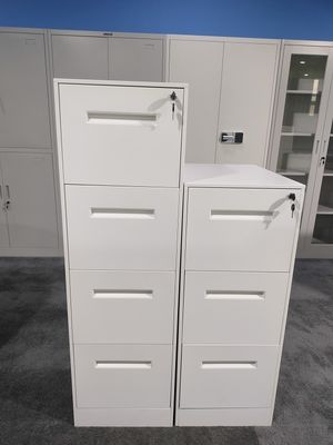 Latereral Filing Cabinet Steel Material With 4/3/2 Drawers White Color supplier