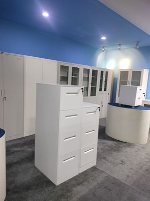 Latereral Filing Cabinet Steel Material With 4/3/2 Drawers White Color supplier