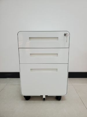 New Design Roundness Edge 3 Drawer Mobile Pedestal Cabinet Furniture supplier