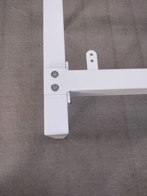 Extended office furniture desk frame length from 1200-2000mm white color supplier