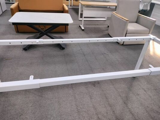 Extended office furniture desk frame length from 1200-2000mm white color supplier