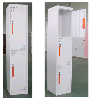 Staff employee use white grey color steel locker with lock supplier