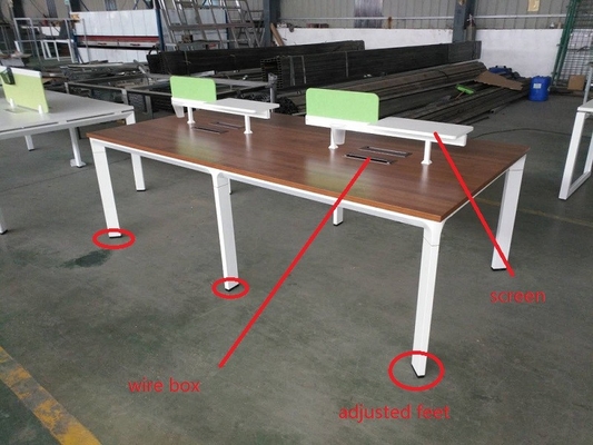 30*80 steel tube 1/2/3 4/6/8  person office workstation desk office furniture supplier