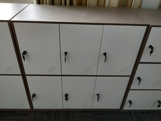 Durable Staff clothes furniture cabinet 6 door steel storage locker H1000XW900XD400mm supplier