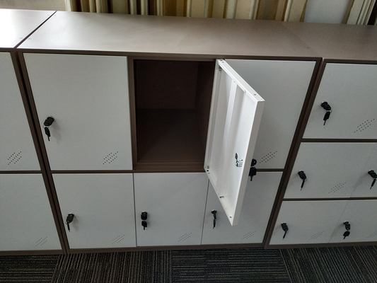 Durable Staff clothes furniture cabinet 6 door steel storage locker H1000XW900XD400mm supplier