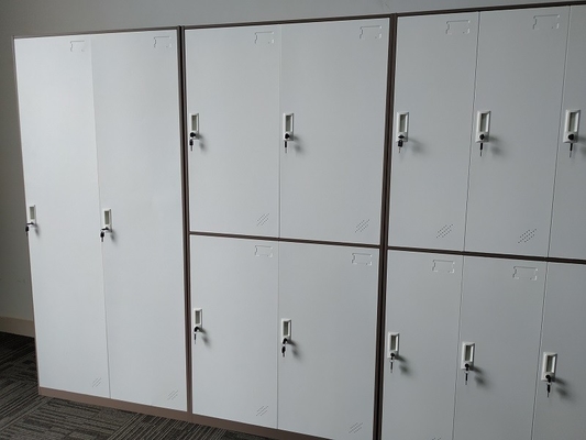 Office Furniture Steel two door Storage Clothes Wardrobe Locker Cabinet supplier