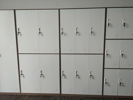 4 Door Steel Locker H1850XW900XD400mm Metal Furniture Wardrobe Storage Cabinet supplier