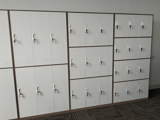 4 Door Steel Locker H1850XW900XD400mm Metal Furniture Wardrobe Storage Cabinet supplier