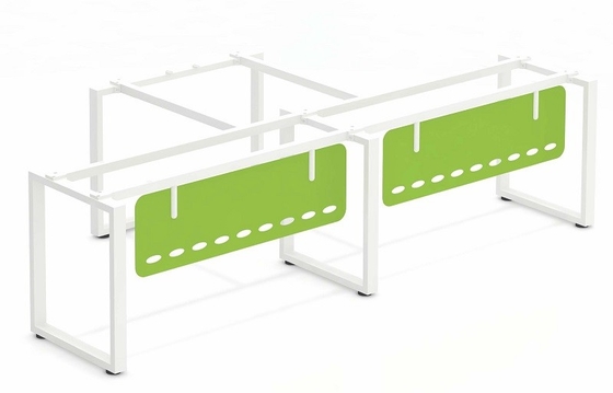 Module 2 person T type structure  office desk furniture with MDF wooden top supplier