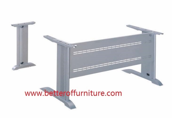 L shape support office desk leg hospital office use with MDF wooden top supplier