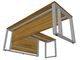 Manager use L shape office desk 3060 steel frame wooden modesty panel supplier