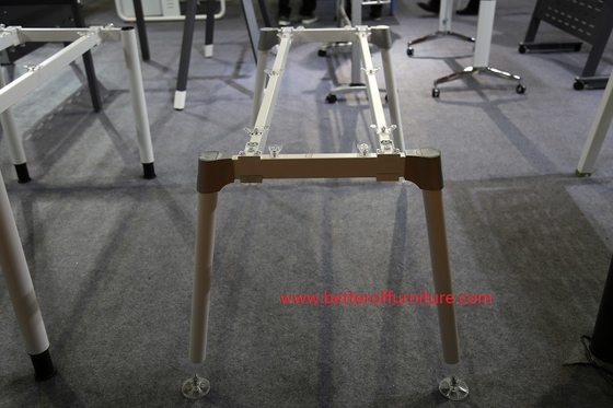 Design desk for staff use melamine MDF Office workspace Table supplier