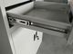 Light Gray RAL7035 Steel Office file Cupboard 1850x900x400mm two drawer swing open door supplier