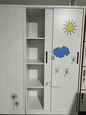 office use File cabinet and locker wardrobe combination function H1850XW900XD400MM light gray supplier