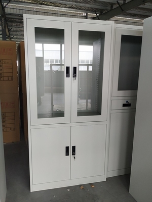 Multi-functional office used  Used Steel Storage Cupboard file Cabinet light gray supplier