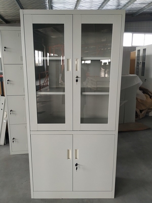 Multi-functional office used  Used Steel Storage Cupboard file Cabinet light gray supplier