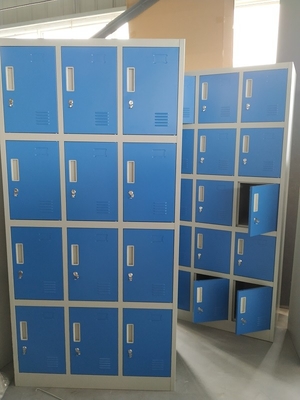 Vertical single one row two door Gym Locker/Staff Locker  H1850XW380XD450MM light gray supplier