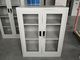 Half height swing open glass door storage file cabinet Powder coating surface supplier
