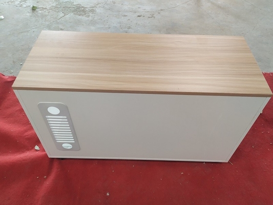 Moveable wheel Wooden side cabinet single person or L shape office desk MDF material  1000x500xH600mm supplier