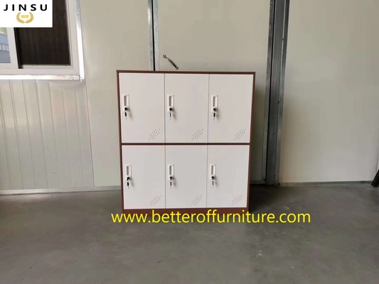 Partition steel cabinet 4/6/9/12 door for public space white and gray color available supplier